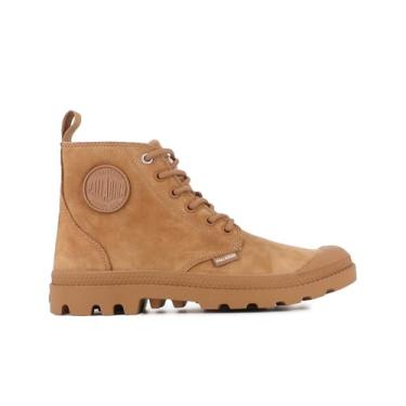 Imagem de Palladium Bota de tornozelo clássica unissex para adultos, Marrom, 5.5 Women/3.5 Men