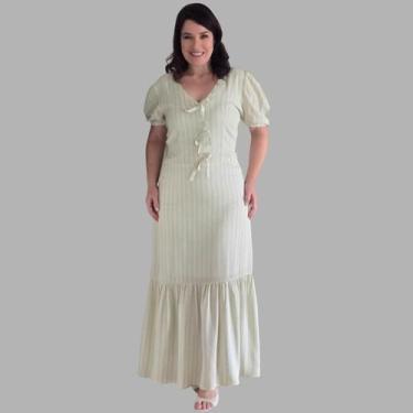 Imagem de Vestido longo em viscolinho katarina - VALERIA ALVES, Verde, M