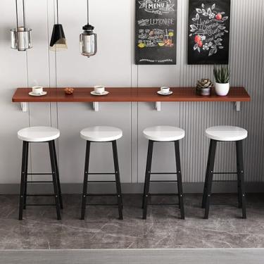 Imagem de Mesa de jantar montada na parede, mesa de parede para cozinha, mesa suspensa, mesa de bar de cozinha, mesa de bar montada na parede, mesa de jantar de parede, mesa de bar de parede, mesa dobrável