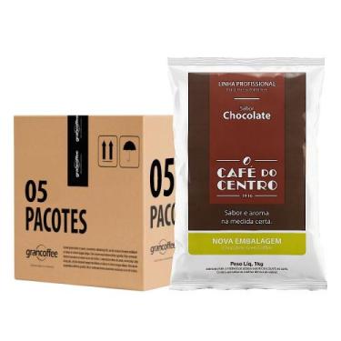 Imagem de Kit 5 Unidades Achocolatado Café do Centro 1kg  5kg Total