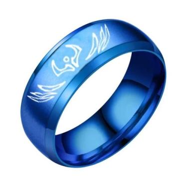 Imagem de Anel De Aço Inoxidável a Laser Jujutsu Kaisen Ryomen Sukuna Yuji Itado