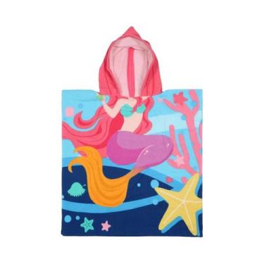 Imagem de Toalha De Banho Com Capuz Para Crianças, Robe De Praia Para Bebês - NO