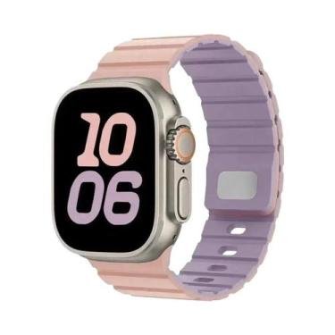 Imagem de Pulseira Magnética De Silicone 46mm 45mm 44mm 41mm 42mm 40mm Para Appl