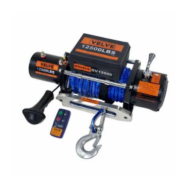 Imagem de Guincho Elétrico 12000lbs de Kevlar Com Controle Remoto 5669kg VELVE G