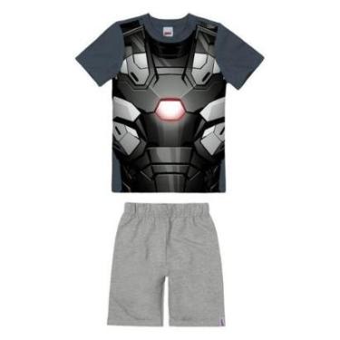 Imagem de Conjunto Infantil Vingadores Com Máscara Malwee Ref. 083170-Masculino