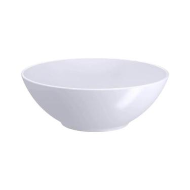 Imagem de Bowl Plástico 500ml Branco Coza Cumbuca Servir Iogurte Fruta
