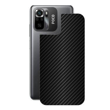 Imagem de Película Poco M5S - Traseira Fibra Carbono Preta - Gshield