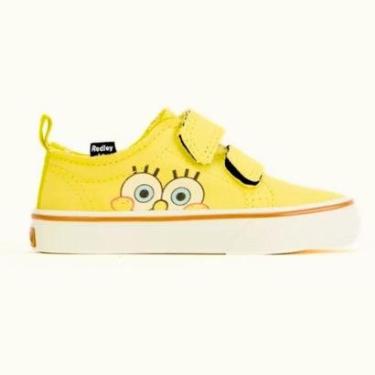 Imagem de Tênis Redley Clip Juvenil Collab Bob Esponja Amarelo-Masculino