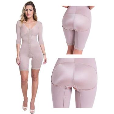 Imagem de Macacão Cinta Pós Operatório Bioplastia Gluteoplastia Prótese Silicone