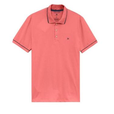 Imagem de Camisa Polo Masculina Piquet Stretch Malwee Ref. 106646, Laranja, M
