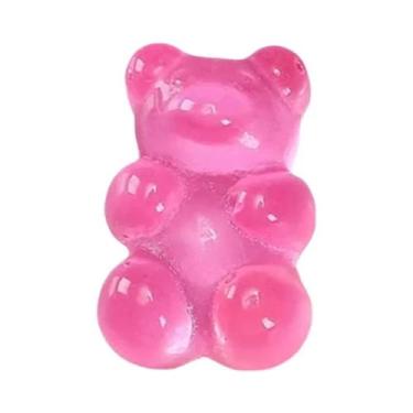 Imagem de Decorações De Unhas Kawaii 3D Com Urso De Gelatina Em Resina E Strass,