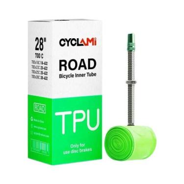 Imagem de Câmara De Ar Ultraleve 26g 700C Para Pneu De Bicicleta De Estrada Em T