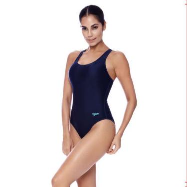 Imagem de Maiô Feminino Speedo Racerback Marinho, Marinho, P