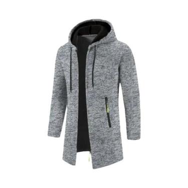 Imagem de Moletom Masculino Oversize Com Capuz E Manga Longa, Jaqueta De Inverno