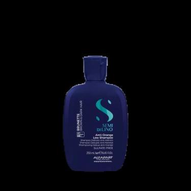 Imagem de Shampoo Matizador Alfaparf Semi di Lino Brunette Anti-Orange 250ml neu