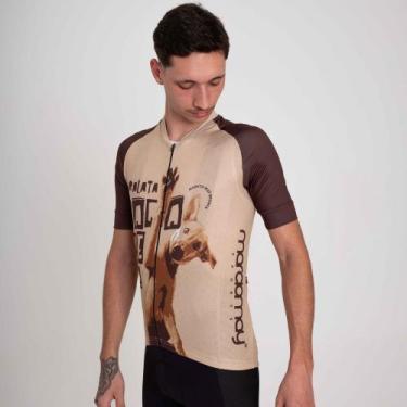 Imagem de Camisa Ciclismo Masculina Sport Marcio May Caramelo, PP, Marrom