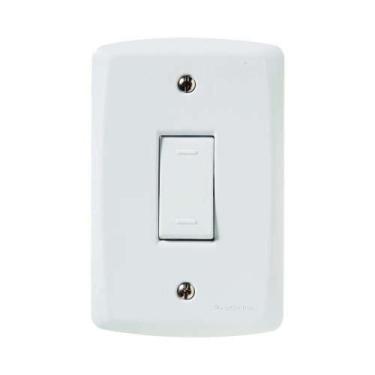 Imagem de Interruptor Paralelo 10a Tramontina Lux2 - Conjunto Com Placa E Módulo