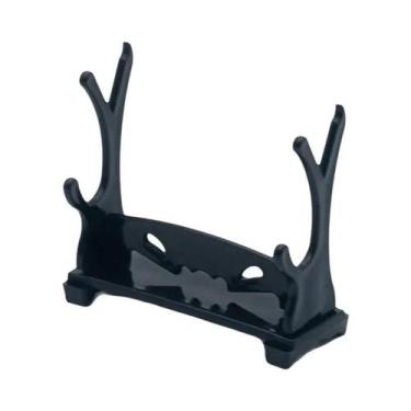 Imagem de Suporte De Exibição De Madeira Para Espada Samurai, Katana, Wakizashi,