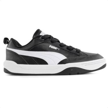 Imagem de Tênis Puma Park Lifestyle Masculino, Preto, Branco, 41