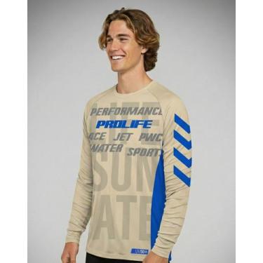 Imagem de Camisa UV Masculina Life 2025 - Prolife, Sand blue, M