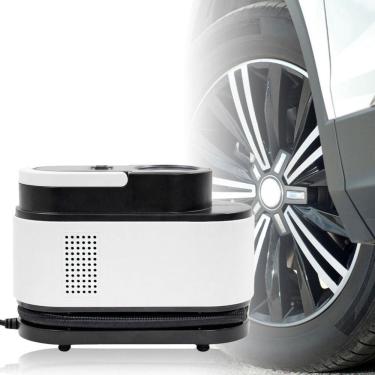 Imagem de Compressor Ar Veicular Eletrico Portatil 12v Calibrador Carro Pneu Bicicleta Bola