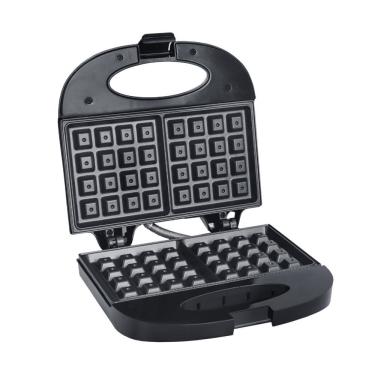 Imagem de Máquina De Waffle Inox Antiaderente 750w Estilo Liége 220V Com Luz Indicadora E Alça Com Trava