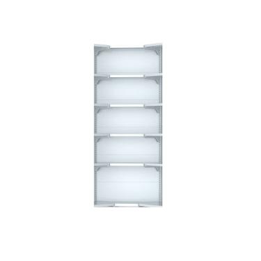 Imagem de Kit 6 Bandejas Canto 202 FIT Farmacia 30/25 Branco Spe