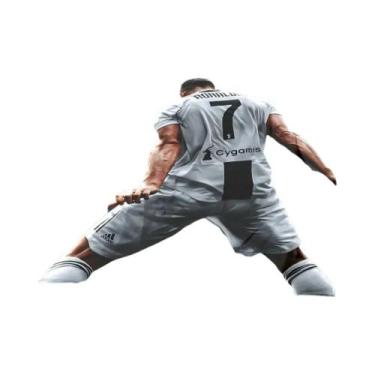 Imagem de Cobertor Estampado De Futebol CR7, Quente, Macio E Confortável, Para P