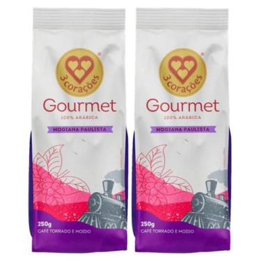 Imagem de 2x Café Torrado E Moído Gourmet 3 Corações Mogiana Paulista 250g -, Mo