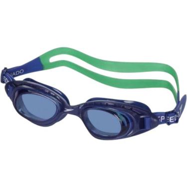 Imagem de Óculos De Natação Speedo Tornado Antifog e UV, Azul, Verde, Único