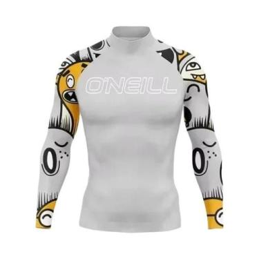 Imagem de Camisa De Surf Masculina De Manga Longa, Rashguard Com Proteção UV, Ro