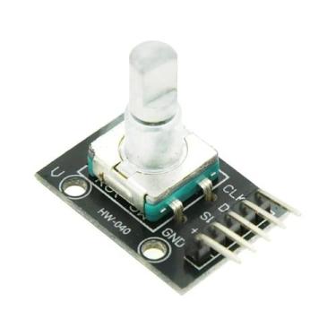 Imagem de Módulo Encoder Rotativo 360 Graus KY-040 Com Potenciômetro E Botão Par