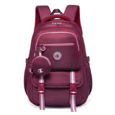 Imagem de Mochila Champion Reforçada Juvenil Bolsos Espaçosa Feminina-Feminino