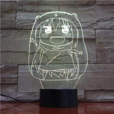 Imagem de Luz noturna LED 3D Himoutos Umarus chans Chans Color Chans - Yiweisai