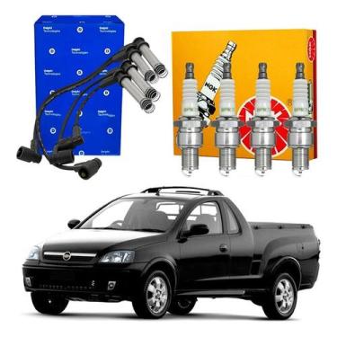 Imagem de Kit Vela Cabo Ngk Montana 1.4 Flex 2009 A 2010 - Axios