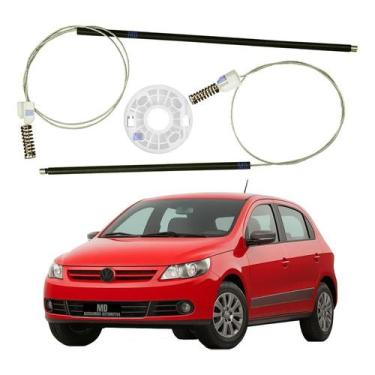 Imagem de Kit Cabo Maquina De Vidro Eletri Gol Voyage G5 G6 Porta Tras - Congrat