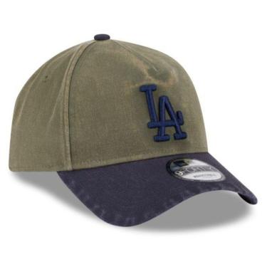 Imagem de Boné New Era 940Af New Olive Navy Washed Los Angeles-Masculino