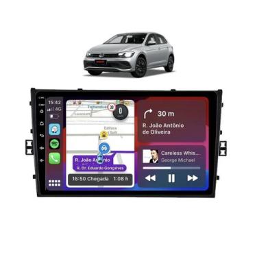 Imagem de Kit Multimídia Polo Robust 2024 / 2026 9 Pol Android Carplay 2/64GB - 