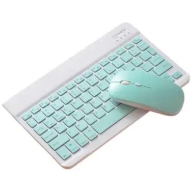 Imagem de Teclado E Mouse Sem Fio Rosa Estilo E Funcionalidade No Seu Setup - GB