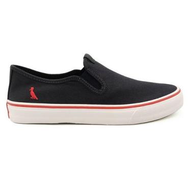 Imagem de Tenis Reserva Go Joy Iate Masculino Slip-On Azul Marinho, 42, Marinho