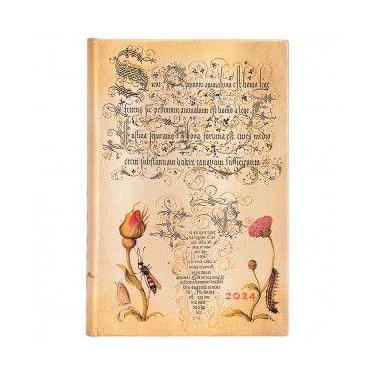 Imagem de Agenda Paperblanks 2024 Mini Flemish Rose DE0410-3