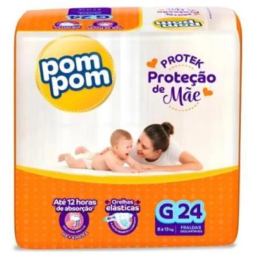 Imagem de Fraldas Pom Pom Protek Proteção De Mãe P Ao XXG Jumbo -, G
