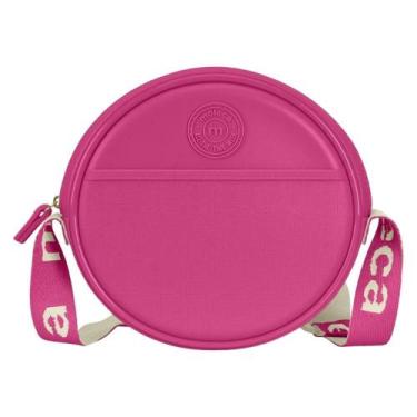 Imagem de Bolsa Redonda Moleca Tiracolo 50006 Feminina, Pink