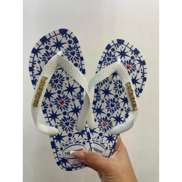 Imagem de Chinelo Havaianas São Luis Cor:BrancoTamanho:41/42, Branco, 41/42