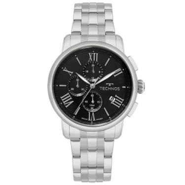 Imagem de Relógio Technos Masculino Grandtech Prata - JS15ENW/1P