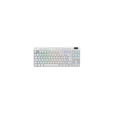 Imagem de Teclado Gamer Sem Fio Logitech G Pro X com design TKL, Layout US, RGB LIGHTSYNC e Switch Exclusivo GX Brown Tactile, Branco - 920-012143