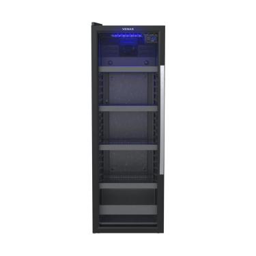Imagem de Cervejeira Expositora Venax EXPVQBL200PI 200L Porta de Vidro Duplo Preto Blue Light 110V
