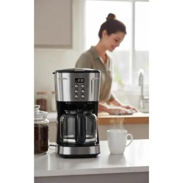Imagem de 2x Cafeteira Digital Inox 38 Xícaras: Café Perfeito Sempre! - Congratu