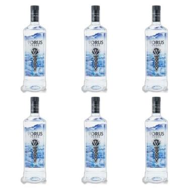 Imagem de Kit 06 Vodka Tetra Destilada Vorus Tradicional Garrafa 1L