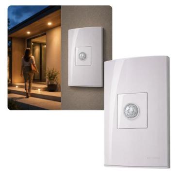 Imagem de Sensor de presenca bivolt automatico branco margirius 15829
